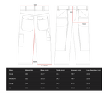 Green selvedge denim double knee's