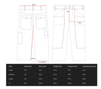 Green selvedge denim double knee's