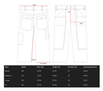 Green selvedge denim double knee's