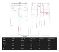 Green selvedge denim double knee's