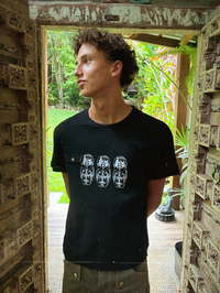 Black slub pocket tee - dolls