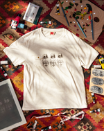 Single stitch slub pocket tee V-2 - SAND