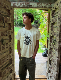 Sand slub pocket tee - Beetle