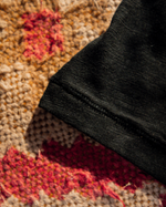 Single stitch slub pocket tee - Black