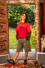 Canvas Cargo Shorts
