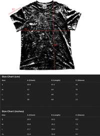 Single stitch slub pocket tee V-2 - BLACK